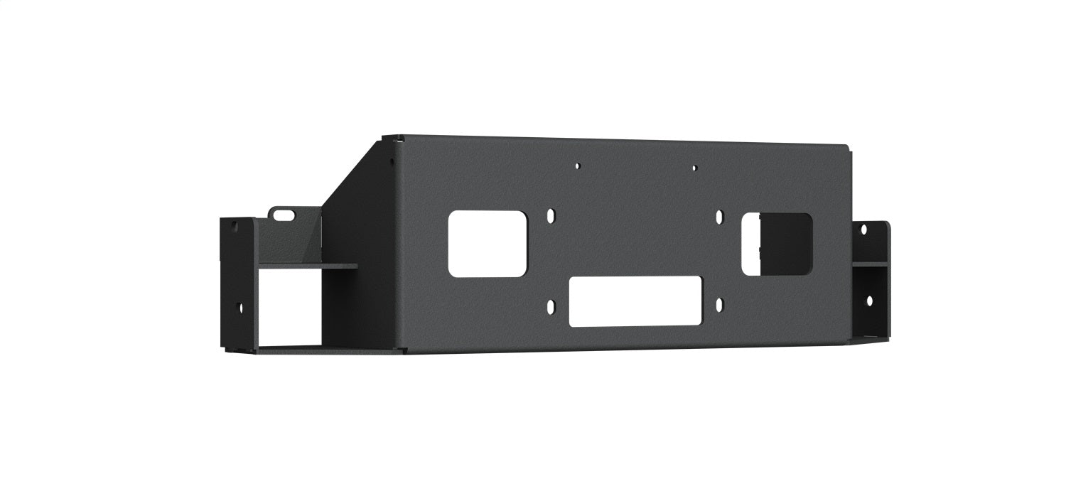 Road Armor 6992VF-WP Vaquero Winch Plates; Front; Texture Black; - Truck Part Superstore