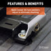 CURT 16023 Puck System 5th Wheel Roller Adapter; 20K; Select Silverado; Sierra; 6.5ft. Bed - Truck Part Superstore