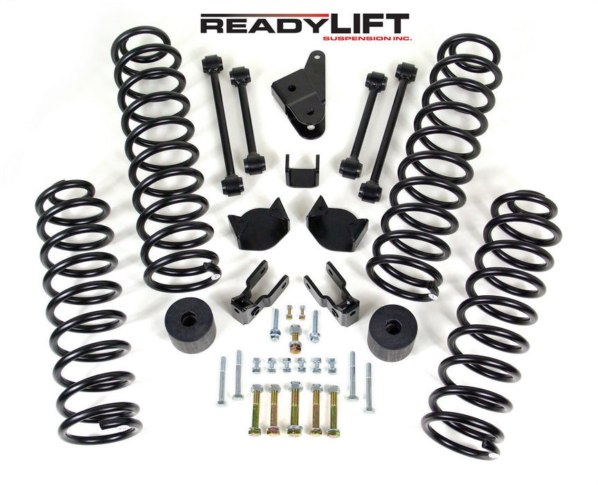 ReadyLift 69-6400 SST® Lift Kit w/Shocks; 4 in. Front/3 in. Rear Lift; Incl. SST3000 Shocks; - Truck Part Superstore