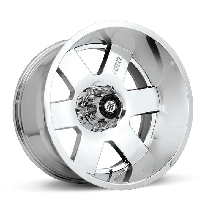 AMERICAN TRUXX AT155-8985C-12 AT155 ARMOR CHROME 18X9 5-139.7 -12mm 87.1mm - Truck Part Superstore