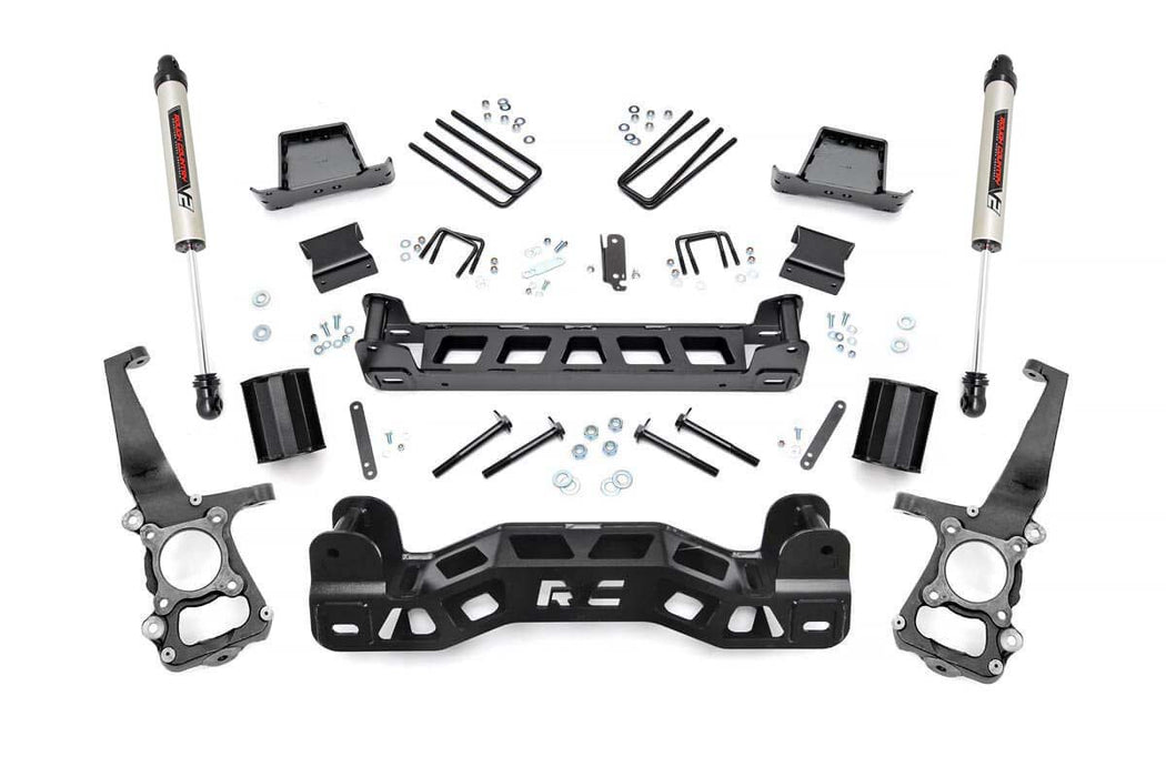 Rough Country 57371 6 Inch Suspension Lift Kit w/V2 Shocks 09-10 F-150 Rough Country - Truck Part Superstore