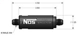NOS/Nitrous Oxide System 15556NOS In-Line Hi-Flow Nitrous Filter - Truck Part Superstore