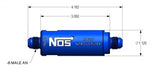 NOS/Nitrous Oxide System 15557NOS In-Line Hi-Flow Nitrous Filter - Truck Part Superstore