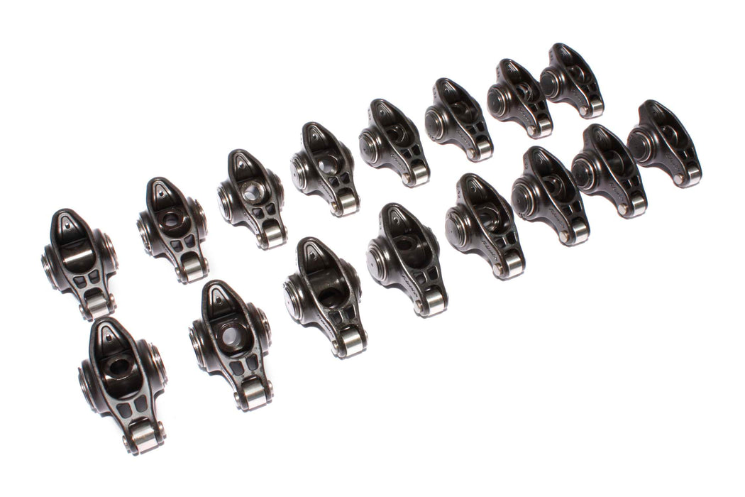 COMP Cams 1617-16 Ultra Pro Magnum Self-Aligning Rocker Arm Set w/ 1.52 Ratio for SBC w/ 3/8" Stud - Truck Part Superstore