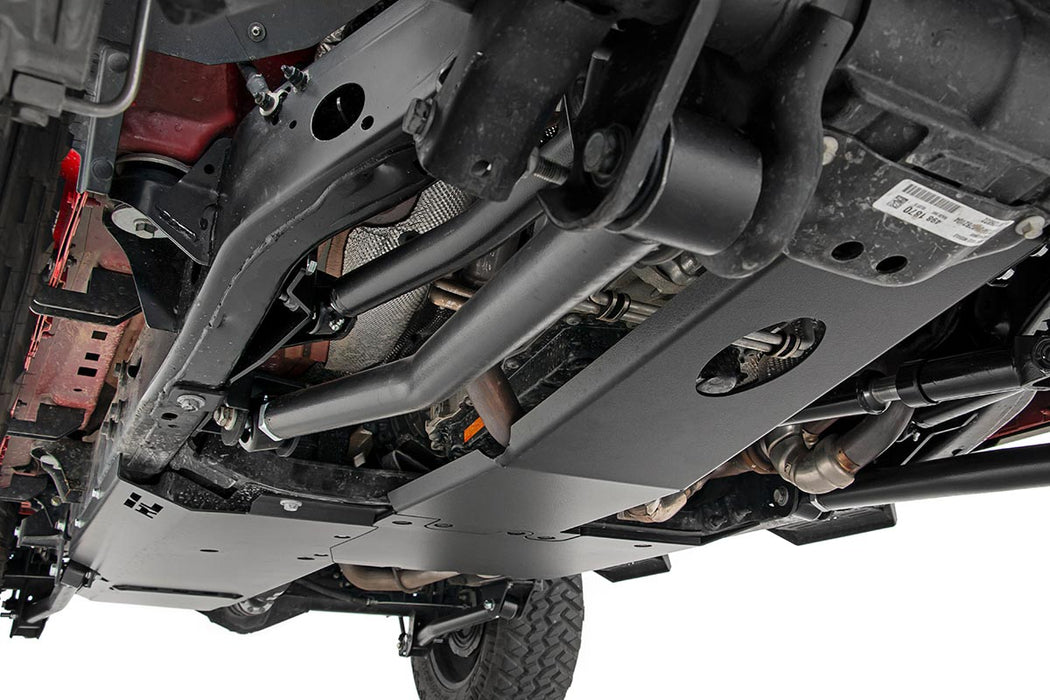 Rough Country 10608 Jeep Engine + Transfer Case + Gas Tank Skid Plate System 18-20 JL Unlimited 3.6L Rough Country - Truck Part Superstore