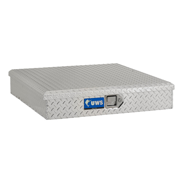 UWS TCB-34 UWS TCB-34 Truck Dog Box Accessory Box (34 Inch-Bright Aluminum) - Truck Part Superstore