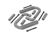 Rough Country 6501GRAY Jeep Front Solid Steel Grab Handles 07-18 Wrangler JK Gray Rough Country - Truck Part Superstore