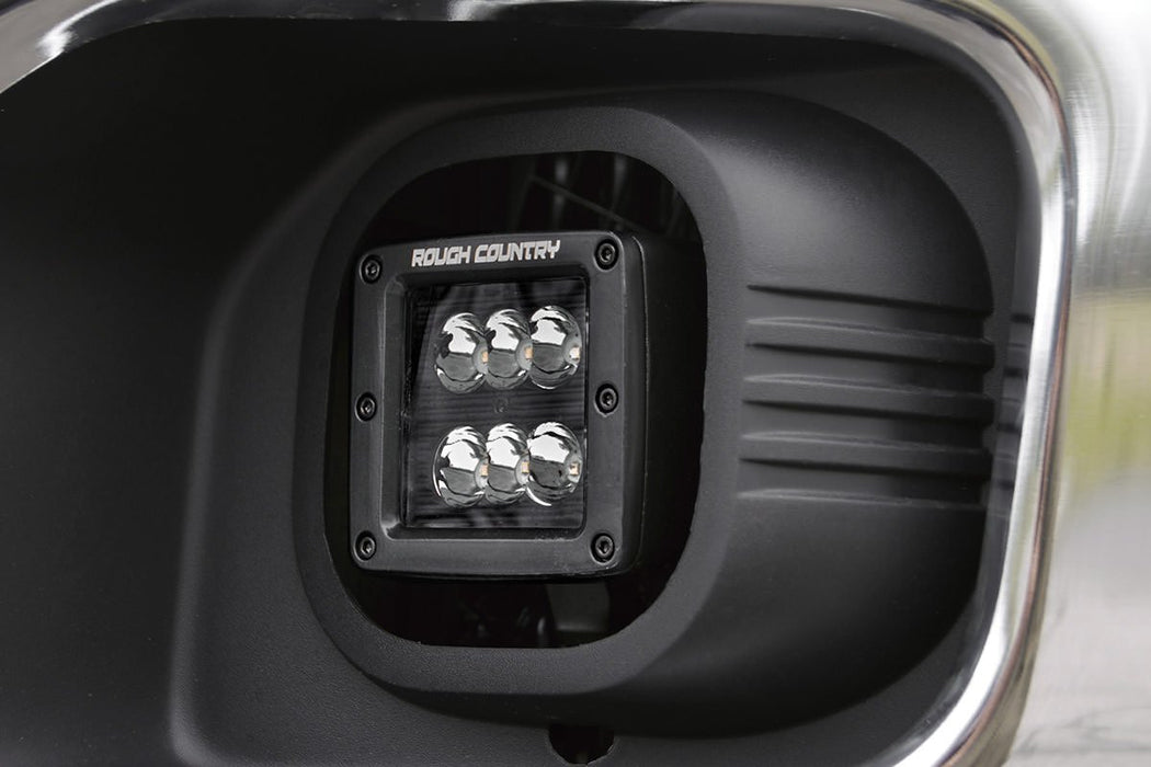 Rough Country 70622 Ford 2 Inch Cree LED Fog Light Kit Black Series 11-16 F-250/350 Rough Country - Truck Part Superstore