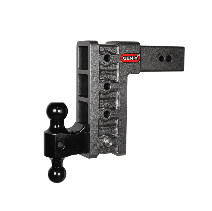 GEN-Y Hitch GH-1714 MEGA-DUTY 3" Shank 9" Drop 3.5K TW 32K Hitch & GH-0161 Dual-Ball - Truck Part Superstore