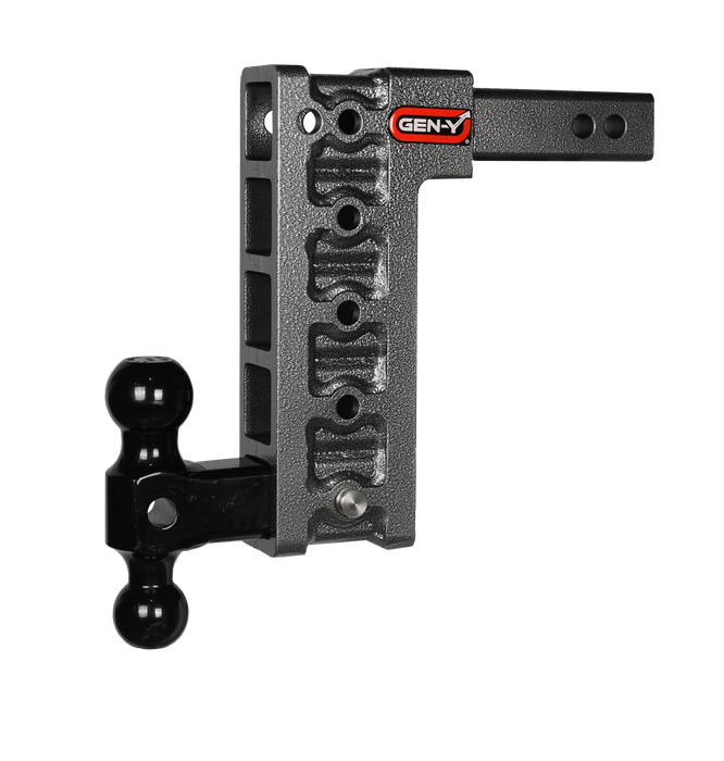 GEN-Y Hitch GH-315 MEGA-DUTY 2" Shank 10" Drop 1.5K TW 10K Hitch & GH-031 Dual-Ball - Truck Part Superstore