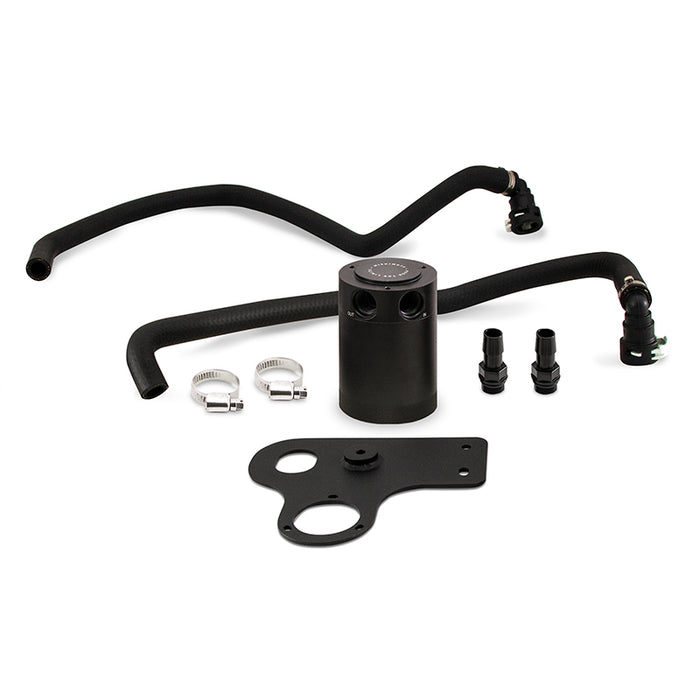 Mishimoto MMBCC-MUS8-18PBE Baffled Oil Catch Can, PCV Side, fits Ford Mustang GT 2018+ - Truck Part Superstore