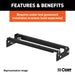 CURT 61100 CURT 61100 Over-Bed Fixed Ball Gooseneck Hitch; 30;000 lbs; 2-5/16-Inch Ball - Truck Part Superstore