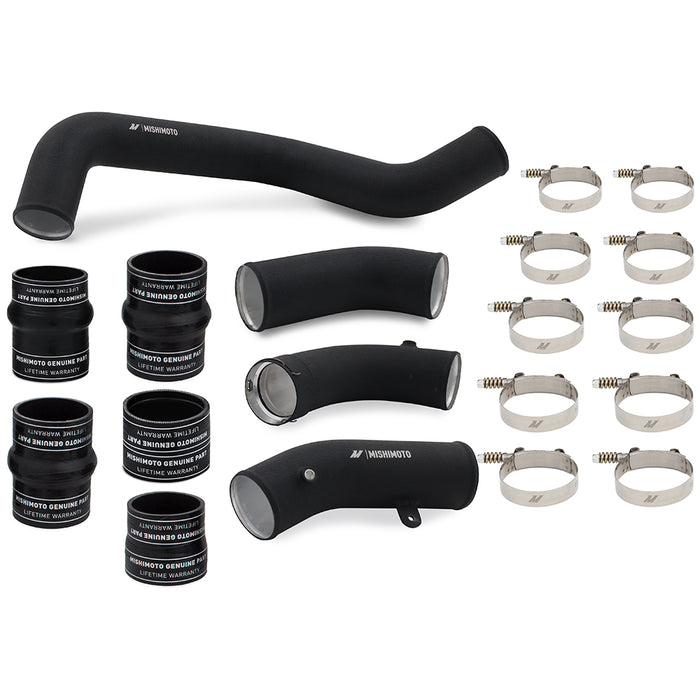 Mishimoto MMICP-DMAX-17KWBK Intercooler Pipe and Boot Kit, fits Chevrolet/GMC 6.6L Duramax (L5P) 2017-2019 - Truck Part Superstore