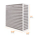 Mishimoto MMUIC-20 Universal Air-to-Air Race Intercooler Core 12.8-in x 7.9-in x 3.5-in - Truck Part Superstore