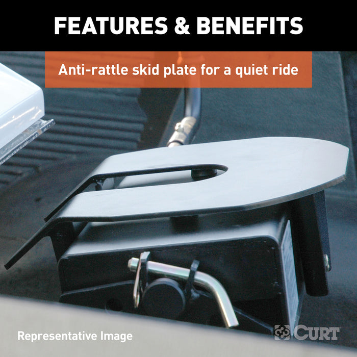 CURT 16071 E16 5th Wheel Hitch; Select Nissan Titan XD; 8ft. Bed Puck System - Truck Part Superstore