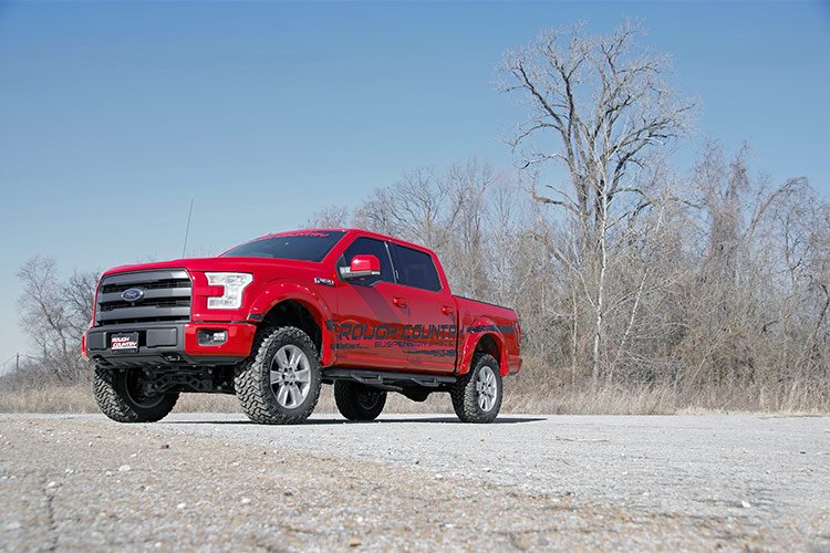 Rough Country 55531 4 Inch Suspension Lift Kit Lifted Struts 15-20 F-150 4WD Rough Country - Truck Part Superstore
