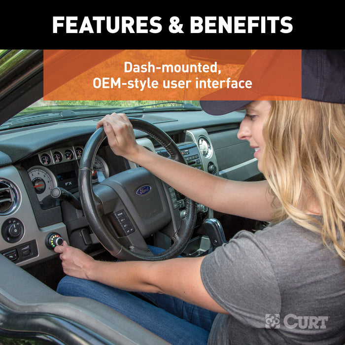 CURT 51170 Spectrum Integrated Proportional Trailer Brake Controller - Truck Part Superstore