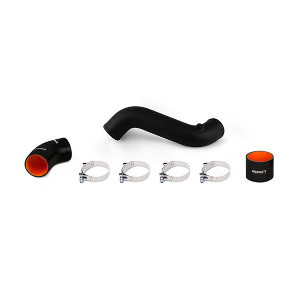 Mishimoto MMICP-MUS4-15CWBK Ford Mustang EcoBoost Cold-Side Intercooler Pipe Kit, 2015+ Wrinkle Black - Truck Part Superstore