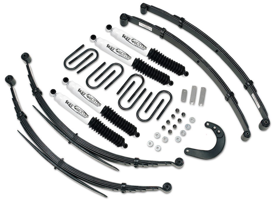 Tuff Country 14745KN 4 Inch Lift Kit 88-91 Chevy/GMC Suburban 3/4 Ton Heavy Duty w/ SX8000 Shocks Fits Models with 56 Inch long Rear Springs Tuff Country - Truck Part Superstore