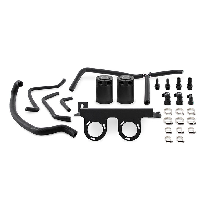 Mishimoto MMBCC-CAM4-16SBE Baffled Oil Catch Can System, fits Chevrolet Camaro 2.0T 2016+ - Truck Part Superstore