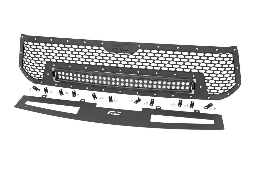 Rough Country 70226 Toyota Mesh Grille w/30 Inch Dual Row Black Series LED 14-17 Tundra Rough Country - Truck Part Superstore