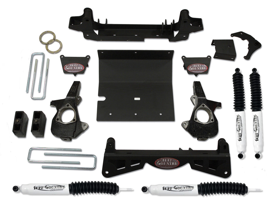 Tuff Country 14994KN 4 Inch Lift Kit 01-06 Silverado/Sierra 3500/3500HD w/ SX8000 Shocks w/3 Piece Sub Frame Tuff Country - Truck Part Superstore
