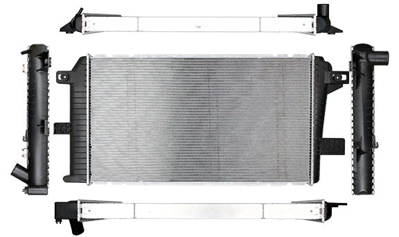 Northern Radiator CR2510 Plastic Tank Radiator - 34 X 19 1/2 X 1 7/16 Core For Diesel Applications - Truck Part Superstore