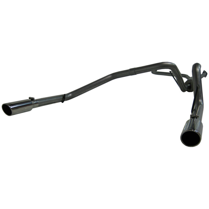 MBRP Exhaust S5402AL 2.5in. Cat-Back; Dual Split Rear Exit; Aluminized Steel. - Truck Part Superstore