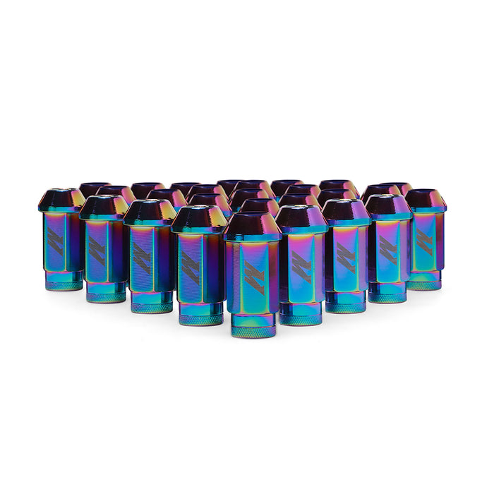 Mishimoto MMLG-15-27LNC Mishimoto Aluminum Locking Lug Nuts, M12 X 1.5, Ford Bronco 2021+, Neo Chrome - Truck Part Superstore