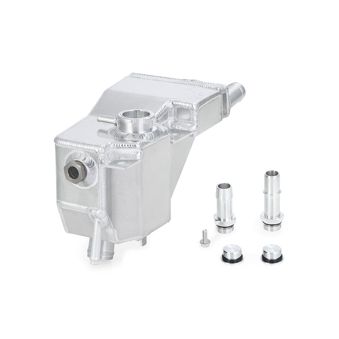 Mishimoto MMRT-F2D-11SN Aluminum Secondary Degas Tank, Fits 2011+ Ford 6.7L Powerstroke, Natural - Truck Part Superstore