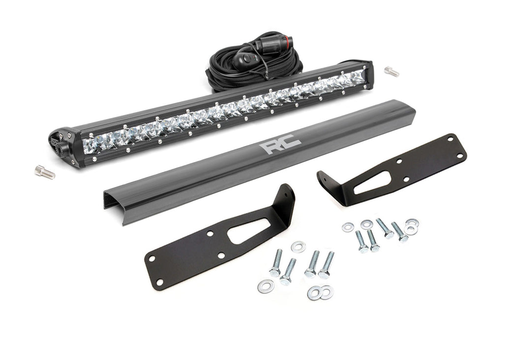 Rough Country 70609 Dodge Hidden Bumper Kit w/ 20-inch LED Light Bar Chrome Series (03-18 Ram 2500/3500) Rough Country - Truck Part Superstore