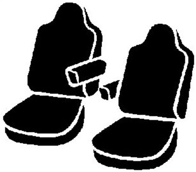 FIA TR47-11 GRAY Wrangler™ Custom Seat Cover; Saddle Blanket; Gray; Bucket Seats; Armrests; - Truck Part Superstore