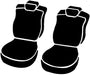 FIA OE37-14 CHARC Oe™ Custom Seat Cover; Tweed; Charcoal; Bucket Seats; Adjustable Headrests; - Truck Part Superstore