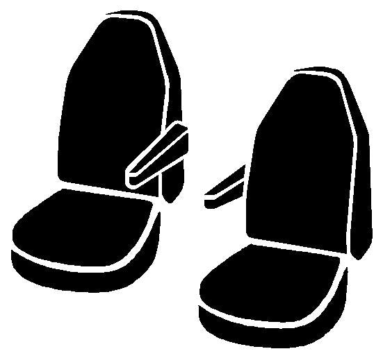 FIA OE37-23 GRAY Oe™ Custom Seat Cover; Tweed; Gray; Bucket Seats; Rounded Headrests; Armrests; - Truck Part Superstore