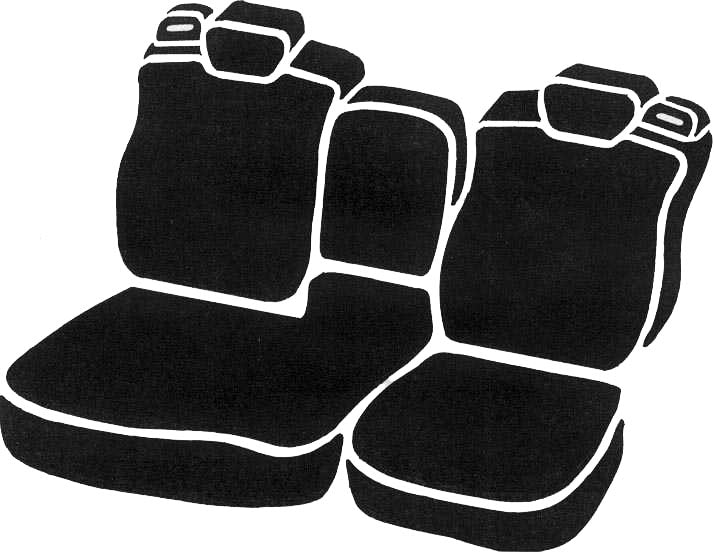 FIA TR47-32 BLACK Wrangler™ Custom Seat Cover - Truck Part Superstore