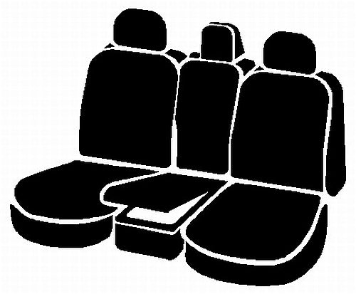 FIA TR47-42 BLACK Wrangler™ Custom Seat Cover; Saddle Blanket; Black; Split Seat 40/20/40; - Truck Part Superstore