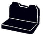 FIA SL67-7 BLK/BLK LeatherLite™ Custom Seat Cover; Leatherette; Solid Black; Bench Seat; - Truck Part Superstore