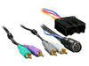 Metra Electronics 70-7003 TURBOWire; Wire Harness; Incl. PN[70-7001]/Power Wires/DIN Plug w/RCA Plugs; - Truck Part Superstore