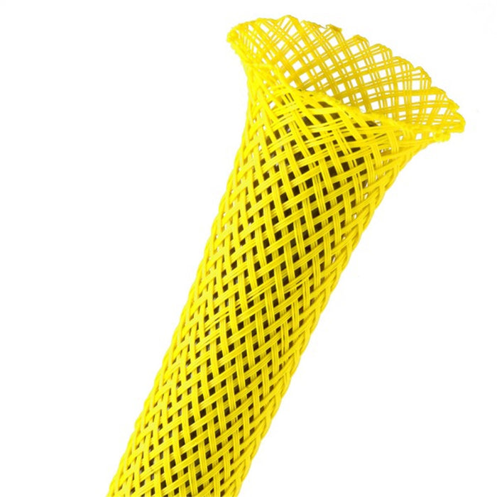 Lokar 70-980-15 Hotrod Trick Kit Braided Cover; 1/8 in. to 2 3/4 in. Diameter; Yellow; - Truck Part Superstore