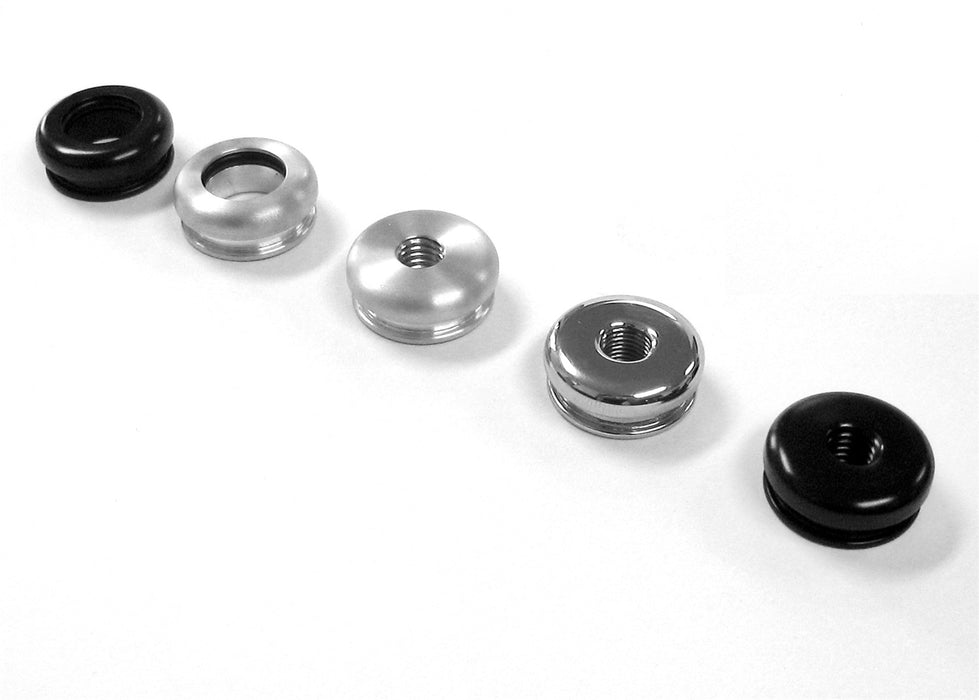 Lokar X70-BAB2 Shift Boot Bezel; Black Finish; 3/8 in.; 16 Thread; Billet Aluminum; - Truck Part Superstore