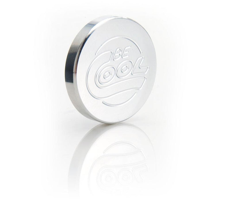 Be Cool 70001 Natural Finish Billet Aluminum Round-Style Radiator Cap Be Cool Radiator - Truck Part Superstore