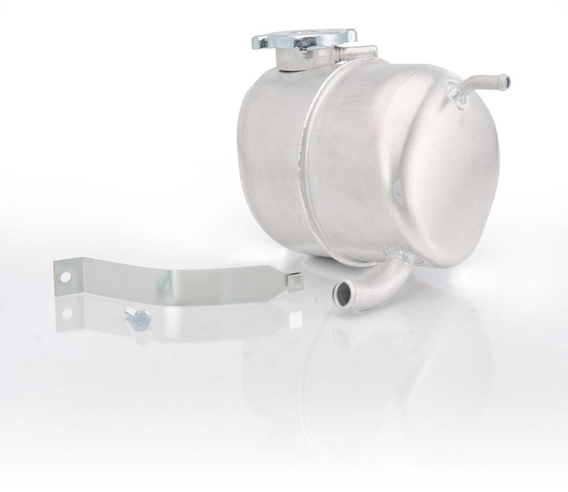 Be Cool 70007 61-62 GM Surge Tank w/Cadmium Finish Cap and Mounting Strap Natural Finish Be Cool Radiator - Truck Part Superstore