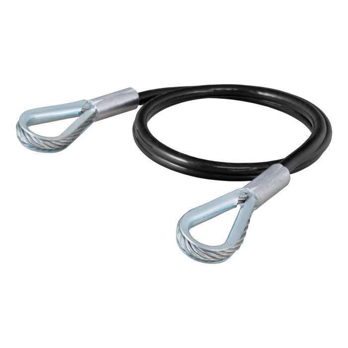 CURT 70007 Replacement 36in. x 3/8in. Diameter Tow Bar Base Plate Safety Cable (7;500 lbs) - Truck Part Superstore