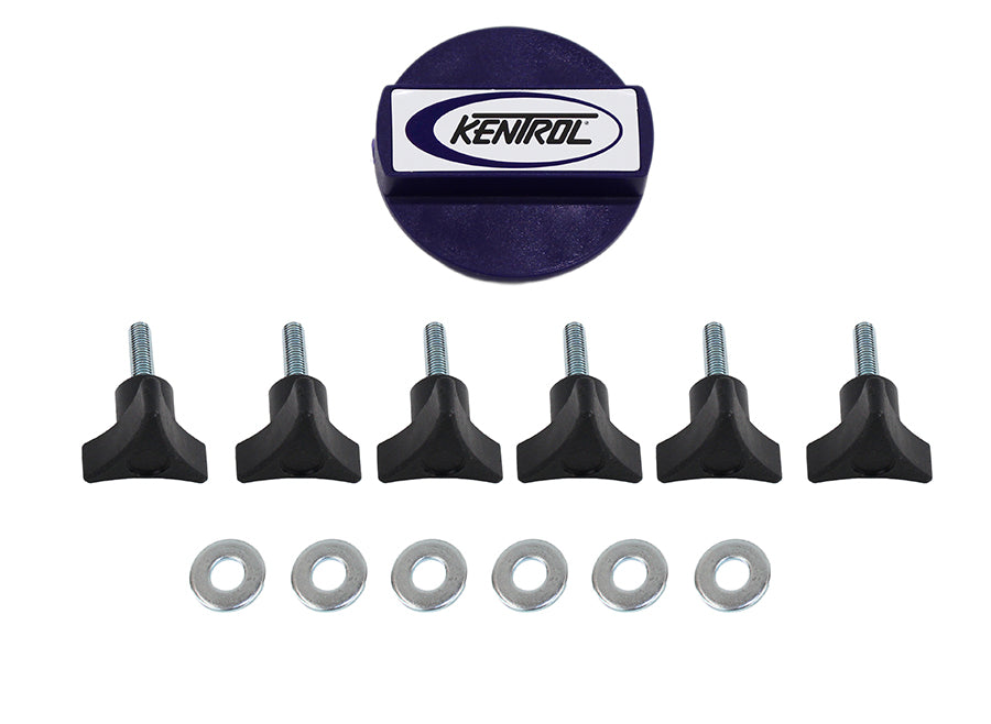 Kentrol 70009 Jeep TJ/JK Hardtop Screws 03-17 Wrangler TJ/JK Textured Black Kentrol - Truck Part Superstore