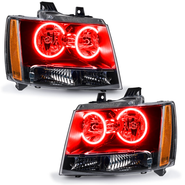Oracle Lighting 7001-003 SMD Pre-Assembled Headlights, Red - Truck Part Superstore