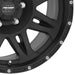 Pro Comp Alloy Wheels 7005-7883 Series 7005 17x8 with 6 on 5.5 Bolt Pattern 4.5 Backspace Flat Black Finish Pro Comp Alloy Wheels - Truck Part Superstore