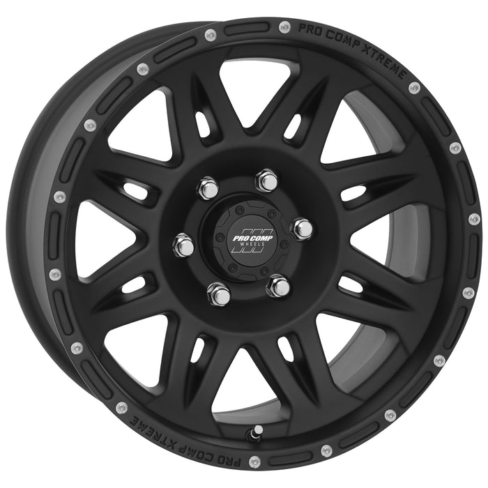 Pro Comp Alloy Wheels 7005-7936 Series 7005 17x9 with 6 on 135 Bolt Pattern 4.75 Backspace Flat Black Finish Pro Comp Alloy Wheels - Truck Part Superstore
