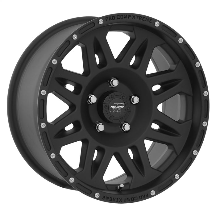 Pro Comp Alloy Wheels 7005-7965 Series 7005 17x9 with 5 on 4.5 Bolt Pattern 4.75 Backspace Flat Black Finish Pro Comp Alloy Wheels - Truck Part Superstore