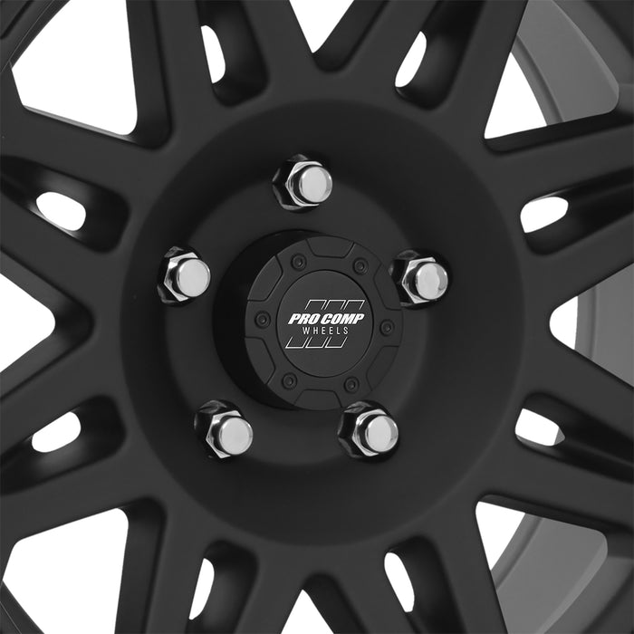 Pro Comp Alloy Wheels 7005-7973 Series 7005 17x9 with 5 on 5 Bolt Pattern 4.75 Backspace Flat Black Finish Pro Comp Alloy Wheels - Truck Part Superstore