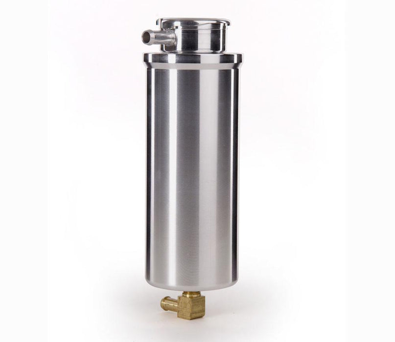 Be Cool 70058 Vented Recovery Tank 7 x 3 Inch w/Filler Neck Cap & Mounting Bracket Diamond-Cut Aluminum Be Cool Radiator - Truck Part Superstore